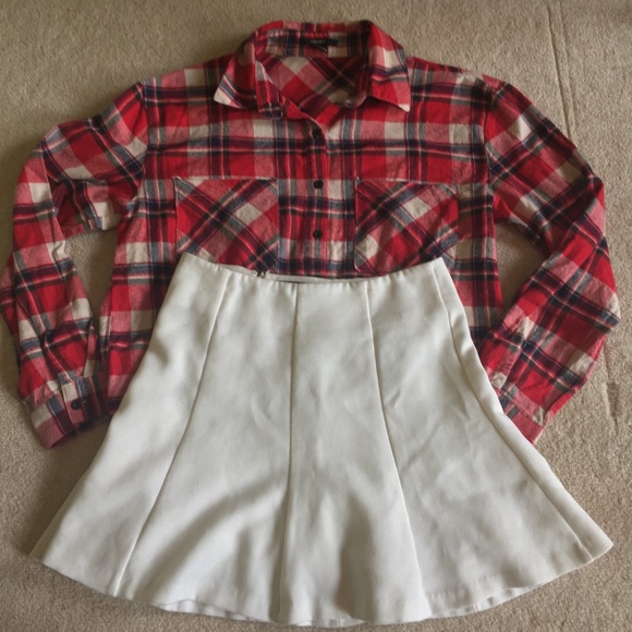 Forever 21 Cute White Tennis Short Summer Skirt - Picture 1 of 5